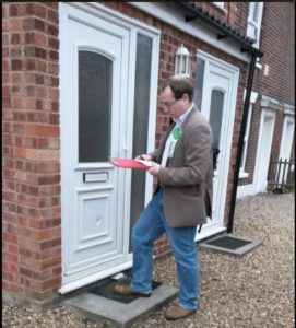 Martin regularly speaks to residents on the doorsteps across Norwich and Norfolk